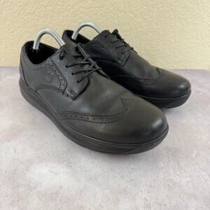 Joya Mens Paso Fino II Black Leather Wing Tip Oxford Comfort Shoe Size 11